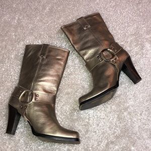 MICHAEL Michael Kors Metallic Heeled Boots